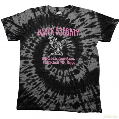 Black Sabbath: Unisex T-Shirt: We Sold Our Soul For Rock N' Roll (Black) (Wash Collection) (Small)