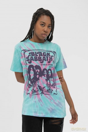 Black Sabbath: Unisex T-Shirt: World Tour '78 (Green) (Wash Collection) (XX-Large)