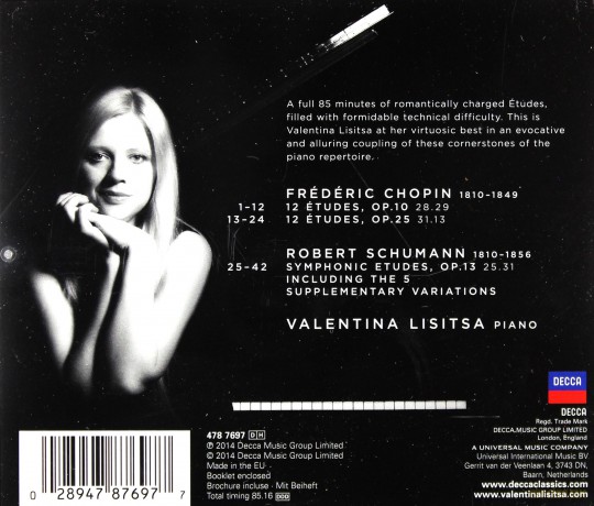 Valentina Lisitsa: Etudes (Chopin, Schumann) [CD]