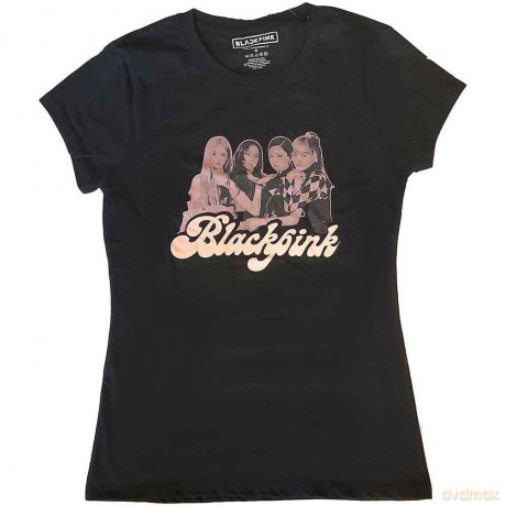 Blackpink: BlackPink Ladies T-Shirt: Photo (Black) (X-Large)