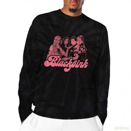 Blackpink: BlackPink Unisex Long Sleeve T-Shirt: Photo (Black) (Wash Collection) (Medium)