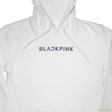 Blackpink: BlackPink Unisex Pullover Hoodie: Born Pink (White) (Back Print) (XX-Large)