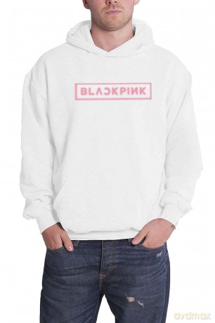 Blackpink: BlackPink Unisex Pullover Hoodie: Shut Down Photo Grid (White) (Back Print) (XX-Large)