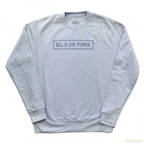 Blackpink: BlackPink Unisex Sweatshirt: Logo (Light Blue) (Medium)