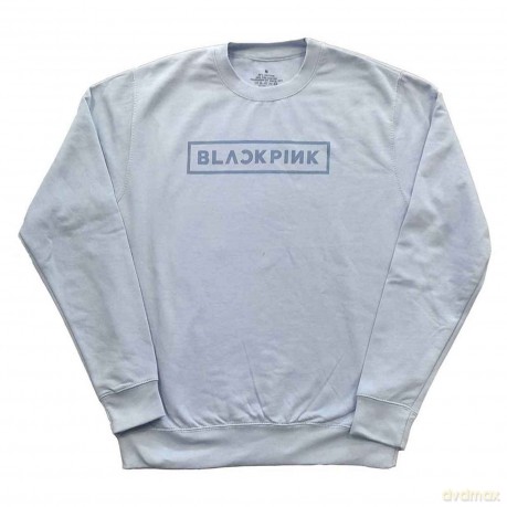 Blackpink: BlackPink Unisex Sweatshirt: Logo (Light Blue) (XX-Large)