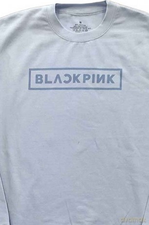 Blackpink: BlackPink Unisex Sweatshirt: Logo (Light Blue) (XX-Large)