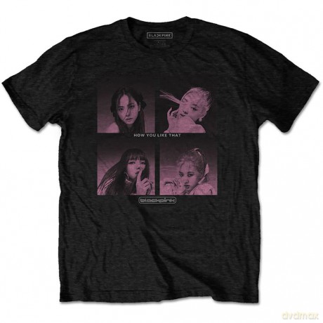 Blackpink: BlackPink Unisex T-Shirt: How You Like That (Black) (Medium)