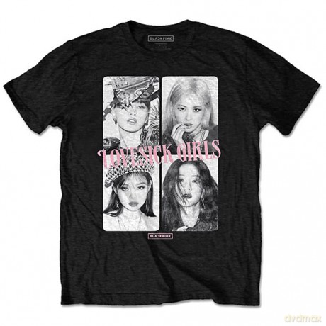 Blackpink: BlackPink Unisex T-Shirt: Love Sick (Black) (Back Print) (X-Large)