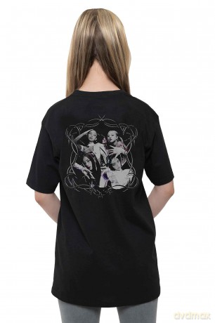 Blackpink: BlackPink Unisex T-Shirt: Pink Venom (Black) (Back Print) (Large)