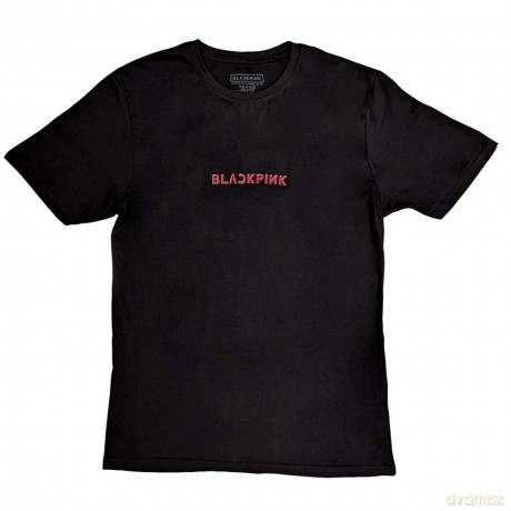 Blackpink: BlackPink Unisex T-Shirt: Pink Venom Group Photo (Black) (Back Print) (Small)