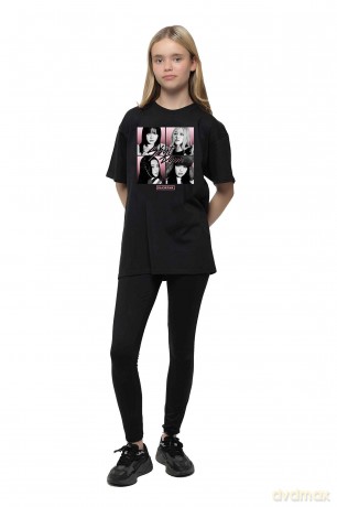 Blackpink: BlackPink Unisex T-Shirt: Shut Down Photo Grid (Black) (Small)