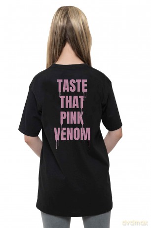 Blackpink: BlackPink Unisex T-Shirt: Taste That (Black) (Back Print) (Large)