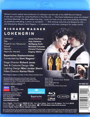 Jonas Kaufmann: Wagner: Lohengrin [Blu-Ray]