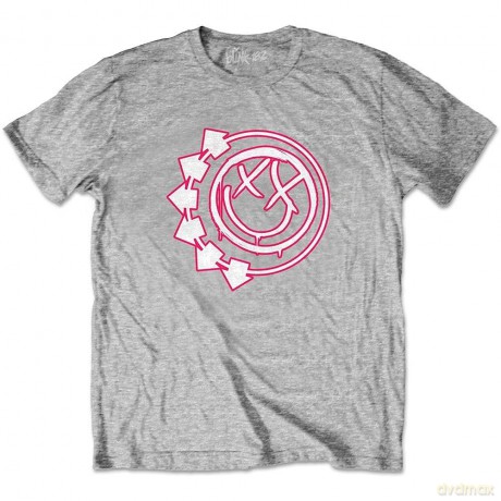 Blink-182: Kids T-Shirt: Six Arrow Smile (Heather Grey) (13-14 Years)