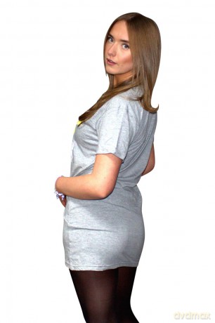 Blink-182: Ladies T-Shirt Dress: Big Smile (Grey) (Large)