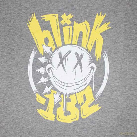 Blink-182: Ladies T-Shirt Dress: Big Smile (Grey) (Medium)