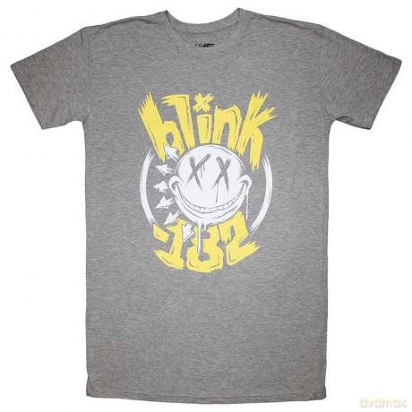 Blink-182: Ladies T-Shirt Dress: Big Smile (Grey) (X-Large)