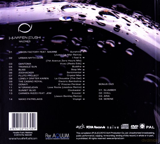 Dj Ravin: Huvafen Fushi Maldives Vol 2 [CD]+[DVD]