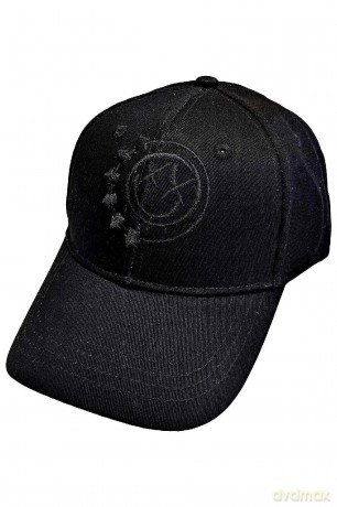 Blink-182: Unisex Baseball Cap: Black Six Arrow Smile (Black)