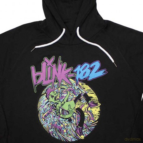 Blink-182: Unisex Pullover Hoodie: Overboard Event (Black) (X-Small)