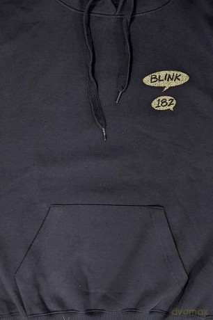 Blink-182: Unisex Pullover Hoodie: Roger Rabbit (Navy Blue) (Back Print) (XX-Large)