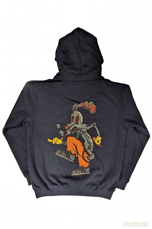 Blink-182: Unisex Pullover Hoodie: Roger Rabbit (Navy Blue) (Back Print) (XX-Large)