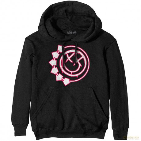 Blink-182: Unisex Pullover Hoodie: Six Arrow Smile (Black) (X-Large)