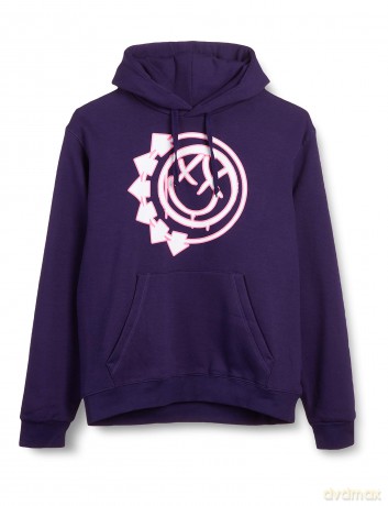 Blink-182: Unisex Pullover Hoodie: Six Arrow Smile (Purple) (Medium)