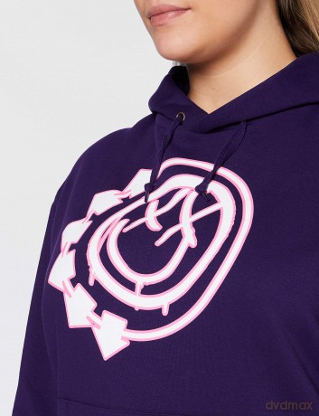 Blink-182: Unisex Pullover Hoodie: Six Arrow Smile (Purple) (X-Large)