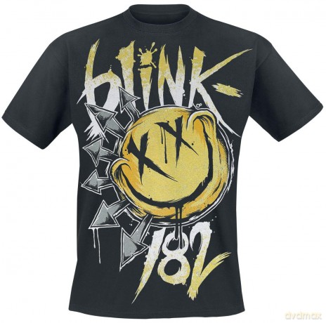 Blink 182: Blink-182 Unisex T-Shirt: Big Smile (Black) (X-Large)