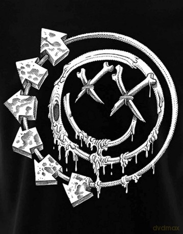 Blink 182: Blink-182 Unisex T-Shirt: Bones (Black) (Large)