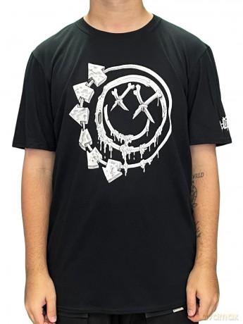 Blink 182: Blink-182 Unisex T-Shirt: Bones (Black) (Medium)