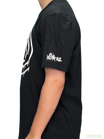 Blink 182: Blink-182 Unisex T-Shirt: Bones (Black) (Medium)