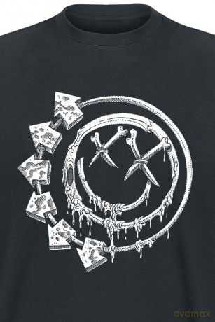 Blink 182: Blink-182 Unisex T-Shirt: Bones (Black) (X-Large)