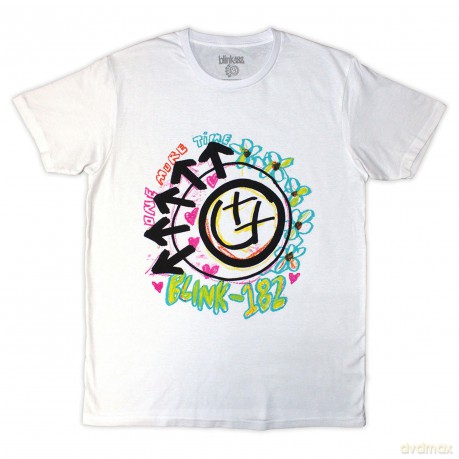 Blink-182: Unisex T-Shirt: Crayon (White) (Small)