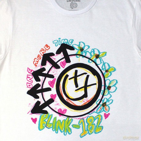 Blink-182: Unisex T-Shirt: Crayon (White) (Small)