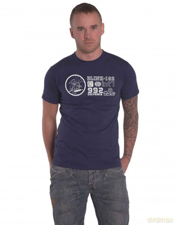 Blink 182: Blink-182 Unisex T-Shirt: International (Navy Blue) (X-Large)