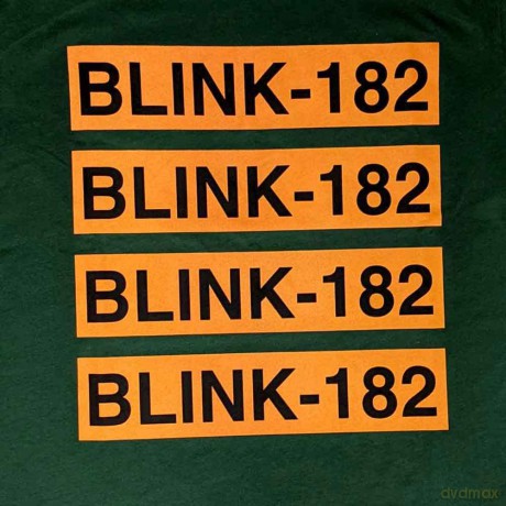 Blink-182: Unisex T-Shirt: Logo Repeat (Green) (Small)