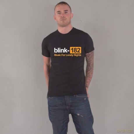 Blink 182: Blink-182 Unisex T-Shirt: Lonely Nights (Black) (Medium)