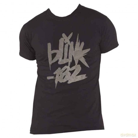 Blink-182: Unisex T-Shirt: Neon Logo (Black) (Hi-Build) (X-Large)