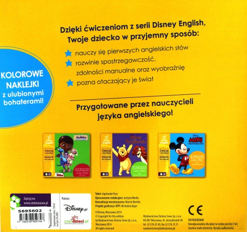 Ćwiczę i koloruję z Mikim (naklejki) [KSIĄŻKA]