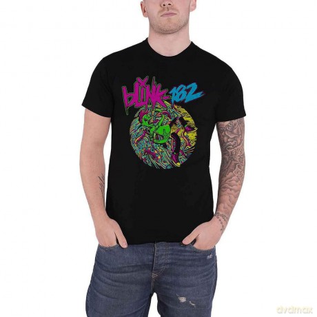 Blink-182: Unisex T-Shirt: Overboard Event (Black) (Small)
