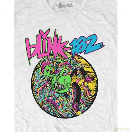 Blink-182: Unisex T-Shirt: Overboard Event (Black) (Small)
