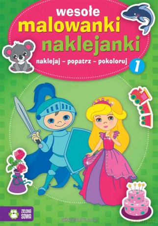 Wesołe malowanki naklejanki 1 [KSIĄŻKA]