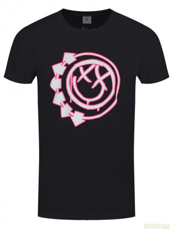 Blink-182: Unisex T-Shirt: Six Arrow Smile (Black) (X-Large)