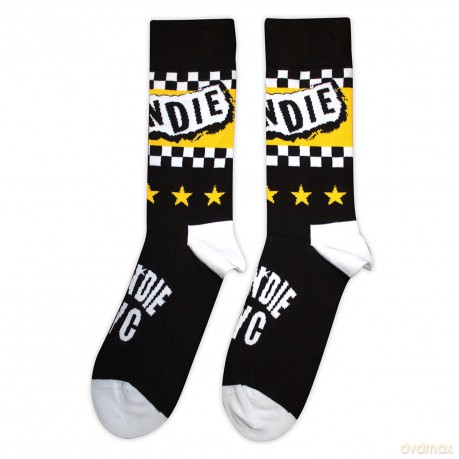 Blondie: Unisex Ankle Socks: NYC Logo (Black) (UK Size 7 - 11)