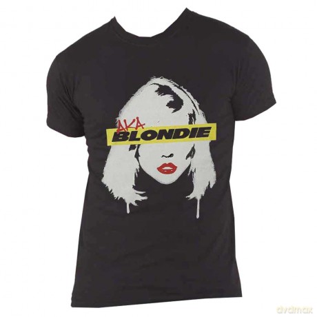 Blondie: Unisex T-Shirt: AKA Eyestrip (Black) (X-Large)