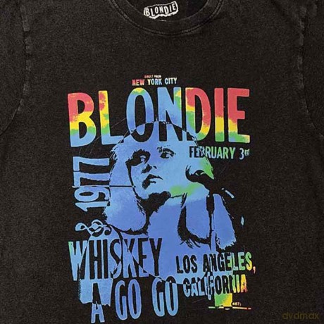 Blondie: Unisex T-Shirt: Whiskey A Go Go (Black) (Small)