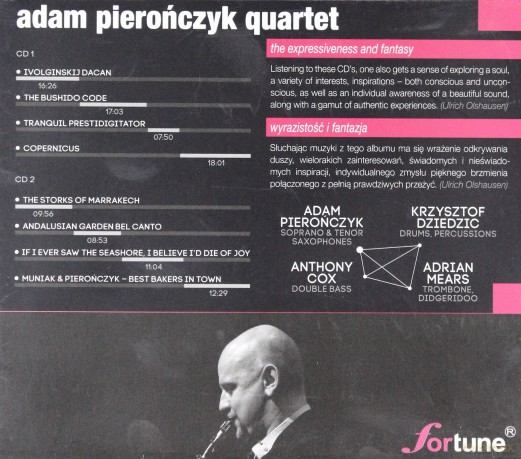 Adam Pierończyk Quartet: A- Trade Nights [2CD] 