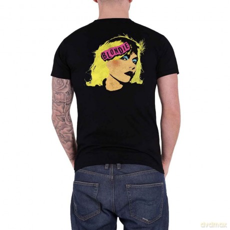 Blondie: Unisex Tee: Punk Logo (Back Print/Retail Pack) (Large)